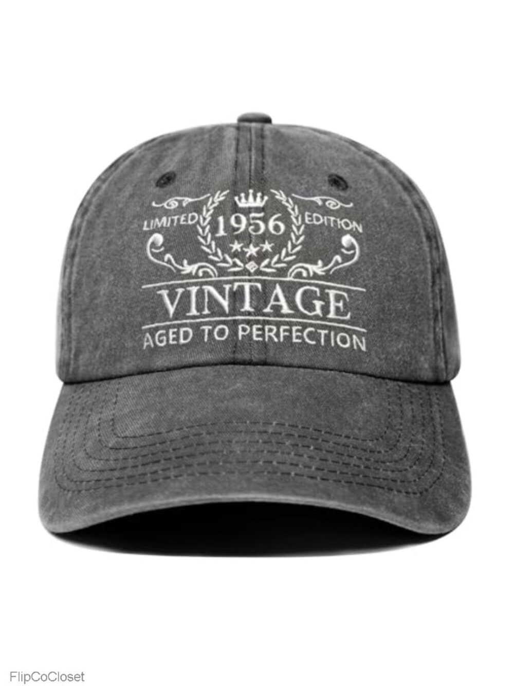 70th Birthday Baseball Cap Gift Men Women 1956 Embroidered Adjustable Adult